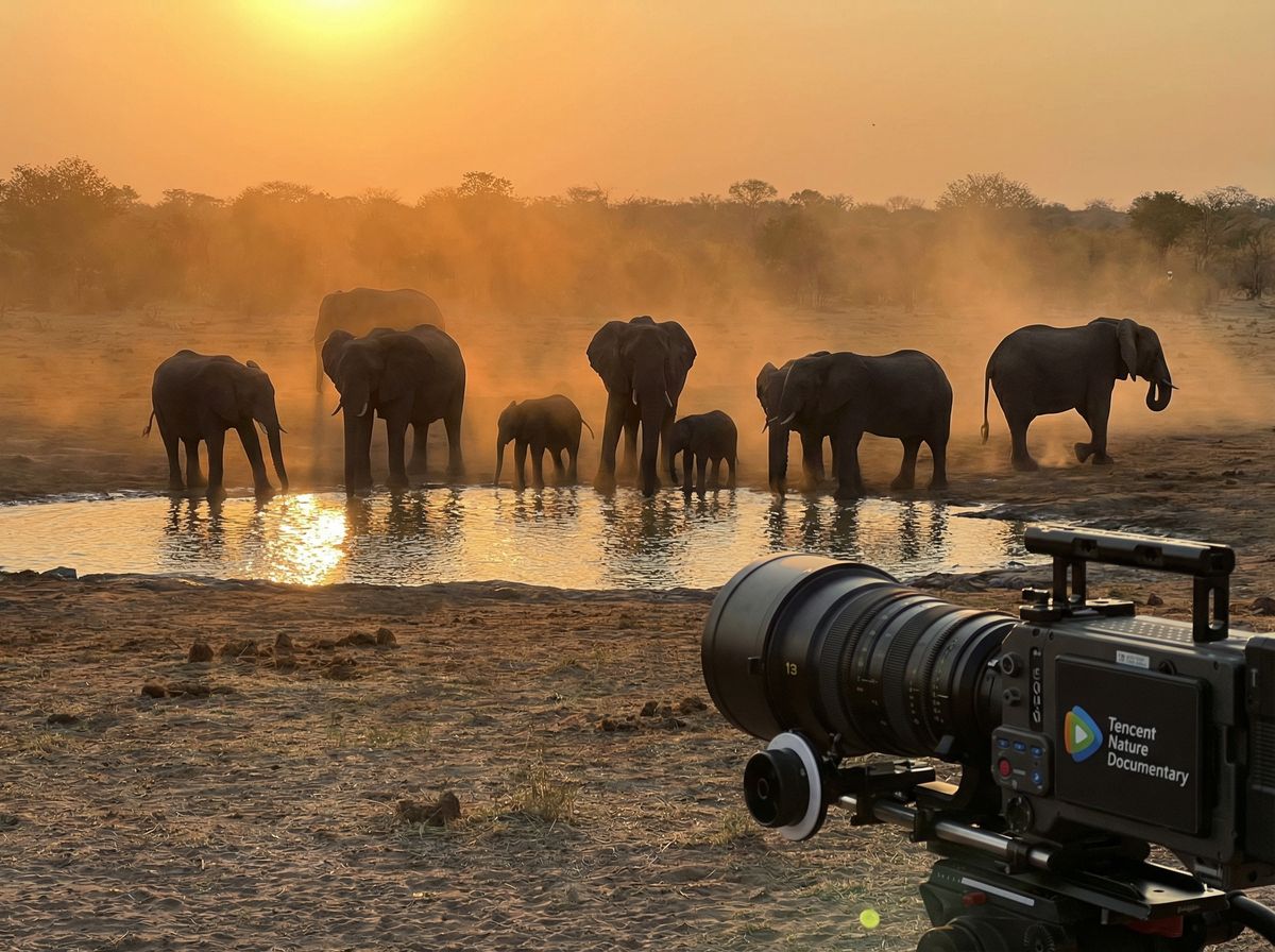 黑丝视频-非洲象群